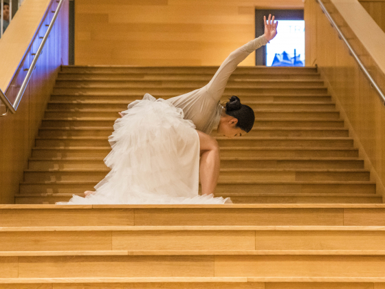 dancer during performance on Night of Ideas